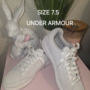 Under Armour White Low-Top Sneakers